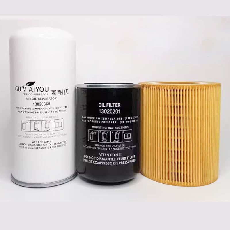 GuNaiYou Air Compressor 22KW Parts Precision Filter Cartridge AO AX AA Oil Filter Oil-gas Separator Air Filter Element