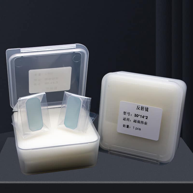 Hand-Held Welding Head Reflector Lens 30*14*2mm 22.5*17*2.9mm with Holder for QiLin CQWYHead Fiber Laser - Image 7
